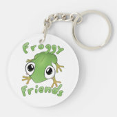 Froggy Friends Acrylic Schlüsselanhänger (Rückseite)