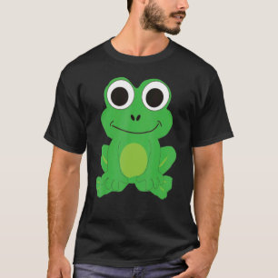 Froggy Frog Niedlich Grafischer Amphibien T-Shirt