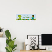 Froggy Frog Snail Baby Shooting Banner Zeichen Poster (Heimbüro)