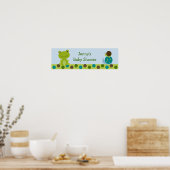 Froggy Frog Snail Baby Shooting Banner Zeichen Poster (Küche)