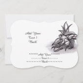 Froggy , Fügen Sie Ihre Texteinladung hinzu Einladung (Rückseite)