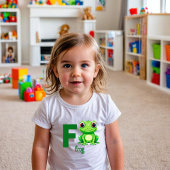 Froggy Fun Alphabet T-Shirt für Kleinkinder