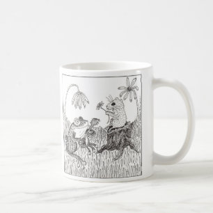 Froggy ging A-Courtin Kaffeetasse