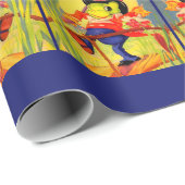 Froggy gone a courtin" geschenkpapier (Rolleneckpunkt)