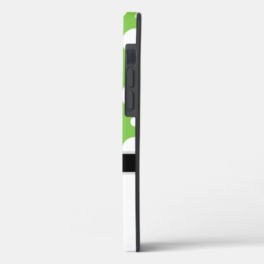 Froggy Green und White Polka Dot Case-Mate iPhone Hülle (Rückseite / Links)
