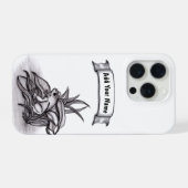 Froggy , Ihren Namen hinzufügen iPhone Hülle (Rückseite (Horizontal))