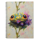 Froggy Journal - niedlicher impressionistischer Fr Notizblock (Vorderseite)
