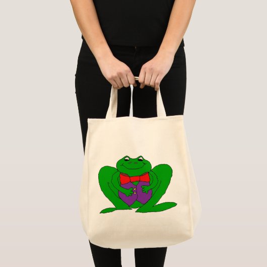 Froggy Large Tote Bag Tragetasche (Vorderseite (Produkt))