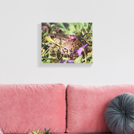 Froggy Leinwanddruck (Insitu (Wohnzimmer))