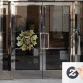 Froggy Liebhaber Kunst Spaß Frösche und Herz Fensteraufkleber (Büro Tür)