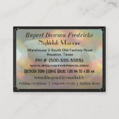 Froggy mag zum Party Visitenkarte (Rückseite)