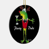 Froggy-Party-Typverzierung Keramikornament (Rechts)