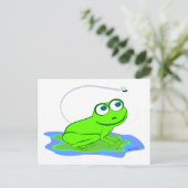 Froggy Postkarte (Stehend Vorderseite)
