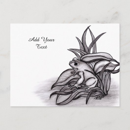Froggy Postkarte (Vorderseite)