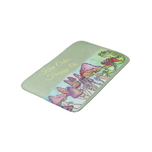 Froggy Reading Storybook, Behalt Calm Froggy On Badematte