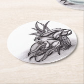 Froggy Runder Pappuntersetzer (Angewinkelt)