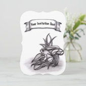 Froggy , Text hinzufügen Einladung (Stehend Vorderseite)