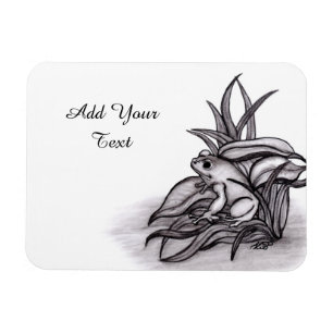 Froggy , Text hinzufügen Magnet