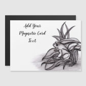 Froggy , Text hinzufügen Magnetkarte (Vorne/Hinten)