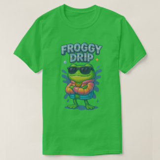 Froggy Tropfen Neon Streetwear Frog Style Shirt