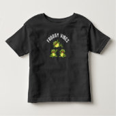 FROGGY VIBES FUNNY FROG LOVERS KINDER KLEINKIND T-SHIRT (Vorderseite)