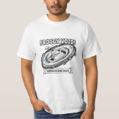 Froggy Void Funny Space Frog Cartoon T-Shirt (Vorderseite)
