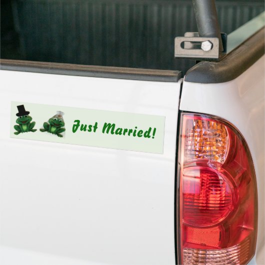 Froggy Wedding - Autoaufkleber (Auf Lkw)