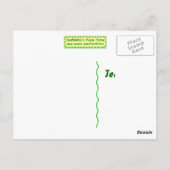 Froggy Wedding - Flitterwochen Postkarte (Rückseite)