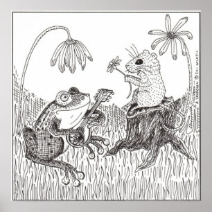 Froggy Went A-Courtin' Poster