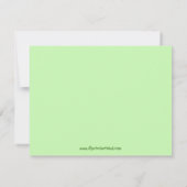 Froggyville Niedlich Frog Baby Shower Einladung (Rückseite)