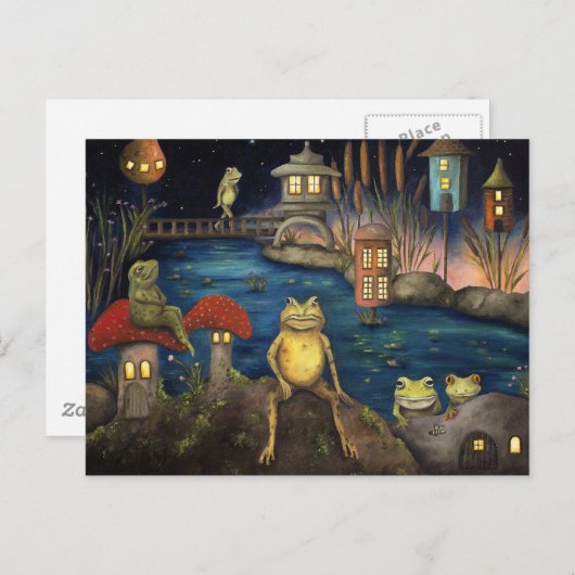 Frogland Postkarte (Vorne/Hinten)