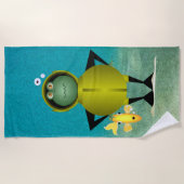 Frogman Beach Handtuch (Vorderseite)