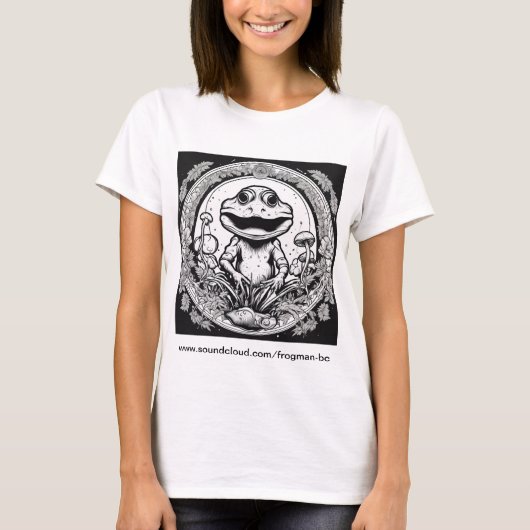 Frogman Psychedelic Women's T - Shirt (Vorderseite)