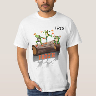 "Frog'n" anpassbares Herren- T-Shirt