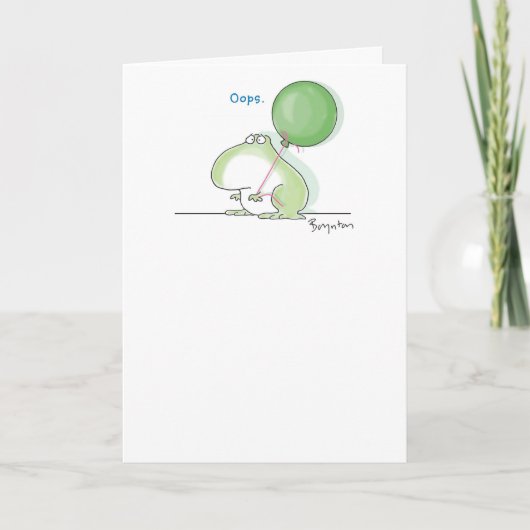 FROGOT KARTE (Vorderseite)