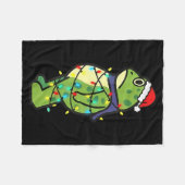 Frogs Against Fascism Portland Frog Protest Christ Fleecedecke (Vorderseite (Horizontal))