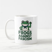 Frogs Against Fascism - Portland Frog Protest, fas Kaffeetasse (Links)