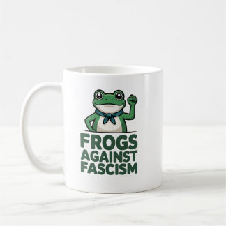 Frogs Against Fascism - Portland Frog Protest, fas Kaffeetasse