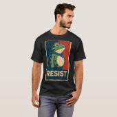 Frogs Against Fascism - Portland Frog Protest, fas T-Shirt (Vorne ganz)