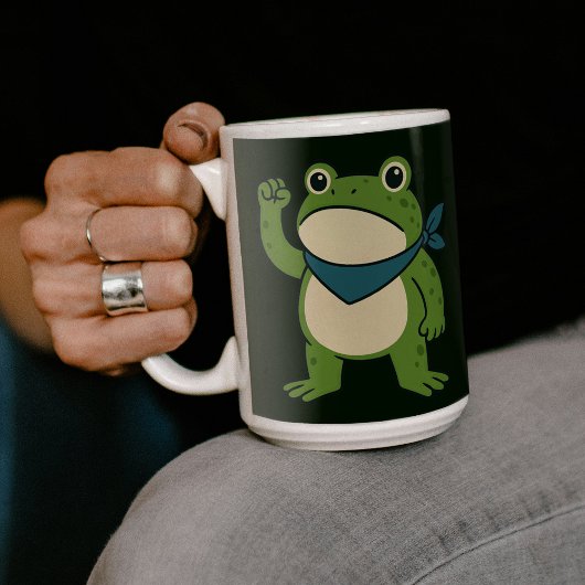 Frogs Against Fascism Portland Frog Protest Kaffeetasse