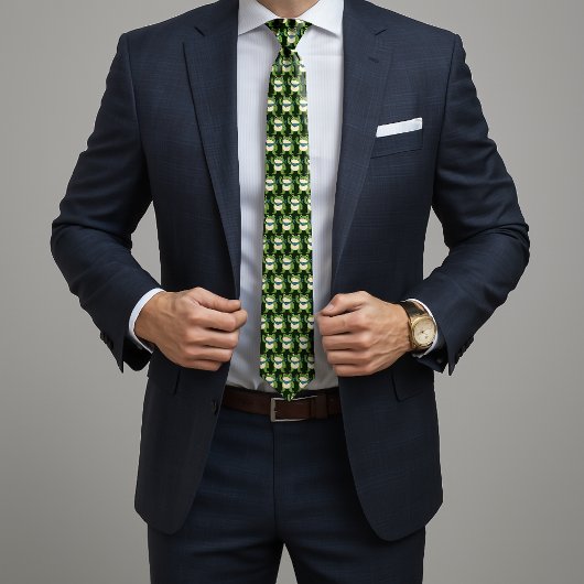 Frogs Against Fascism Portland Frog Protest Krawatte