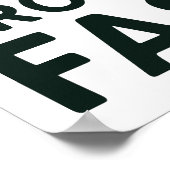 Frogs Against Fascism Portland Frog Protest Poster (Ecke)