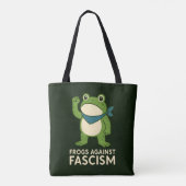 Frogs Against Fascism Portland Frog Protest Tasche (Rückseite)