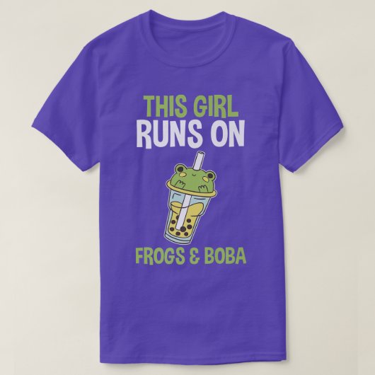 Frogs Bubble Tea 903 T-Shirt (Design vorne)