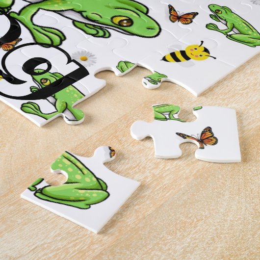 Frogs Butterfly Bumblebee Jigsaw Puzzle (Seite)
