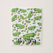 Frogs Butterfly Bumblebee Jigsaw Puzzle (Vertikal)