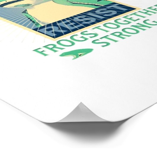 Frogs Classic Poster (Ecke)