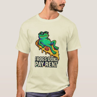 Frogs Don't Pay Rent - komische ästhetische Tasse T-Shirt