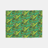 Frogs Fleece Blanket (Vorderseite (Horizontal))