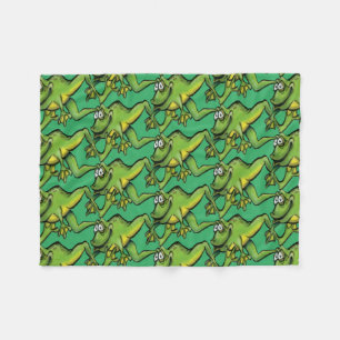 Frogs Fleece Blanket